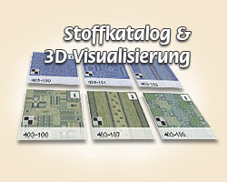Stoffkatalog & 3D Visualisierung