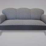 handgefertigtes Ostfriesensofa 3-Sitzer in grau